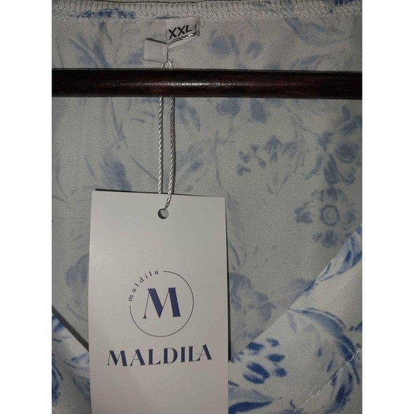 NWT Beautiful blue dress by Maldila Size XXL - Picture 3 of 3